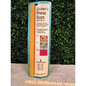 Collins‎ Quilters Press Bars Set of 5 Yellow Nylon High Heat Resistant C165